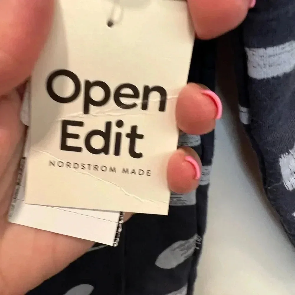 Open Edit Girl’s Navy Coat